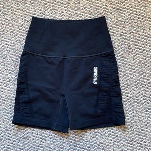 Gymshark black bike shorts XS